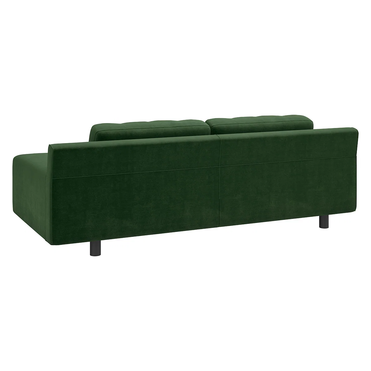 Hendricks Moss Green Velvet 3 Seater Sofa, Moss Green – image 5