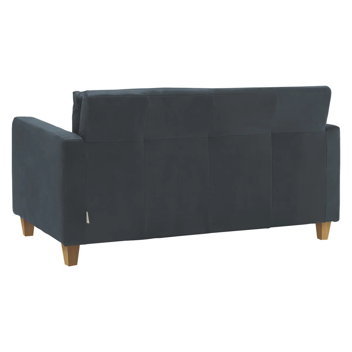Chester Dark Grey Luxury Leather 2 Seater Sofa, Grey – image 5