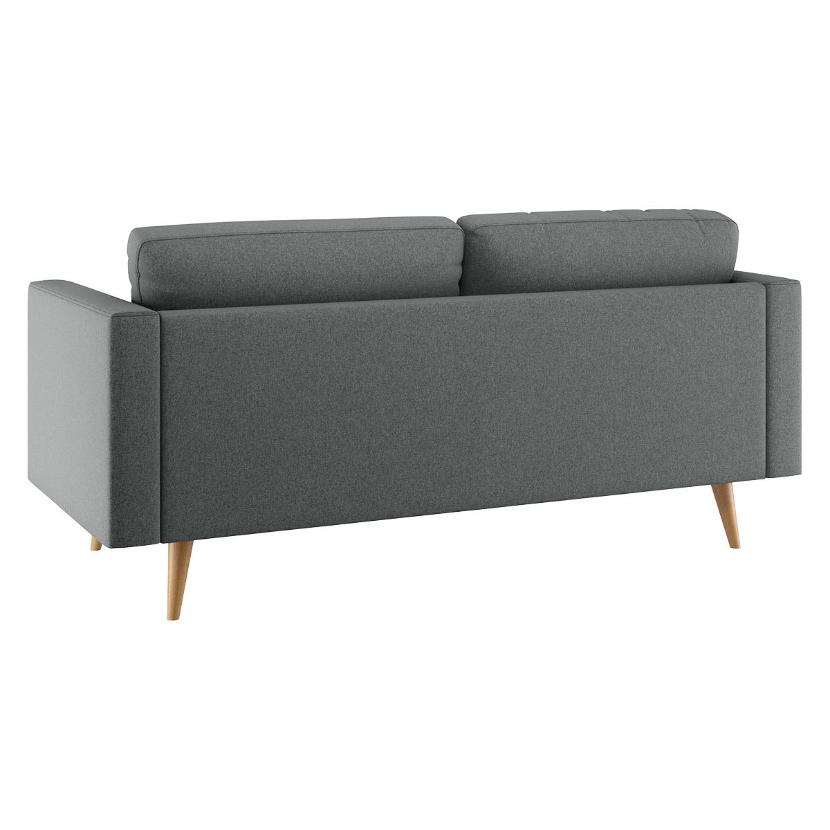 Hardwick Grey FaBric 3 Seater Sofa, Grey – image 5