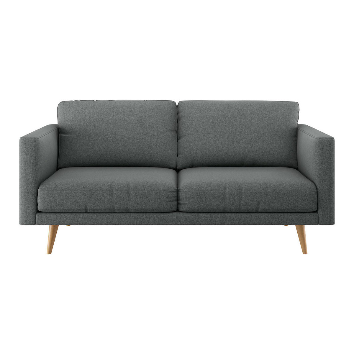 Hardwick Grey FaBric 3 Seater Sofa, Grey – image 1