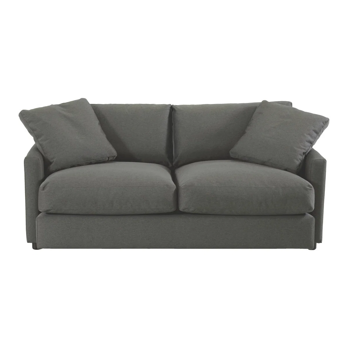 Colin Charcoal Grey FaBric 2 Seater Sofa, Charcoal – image 1
