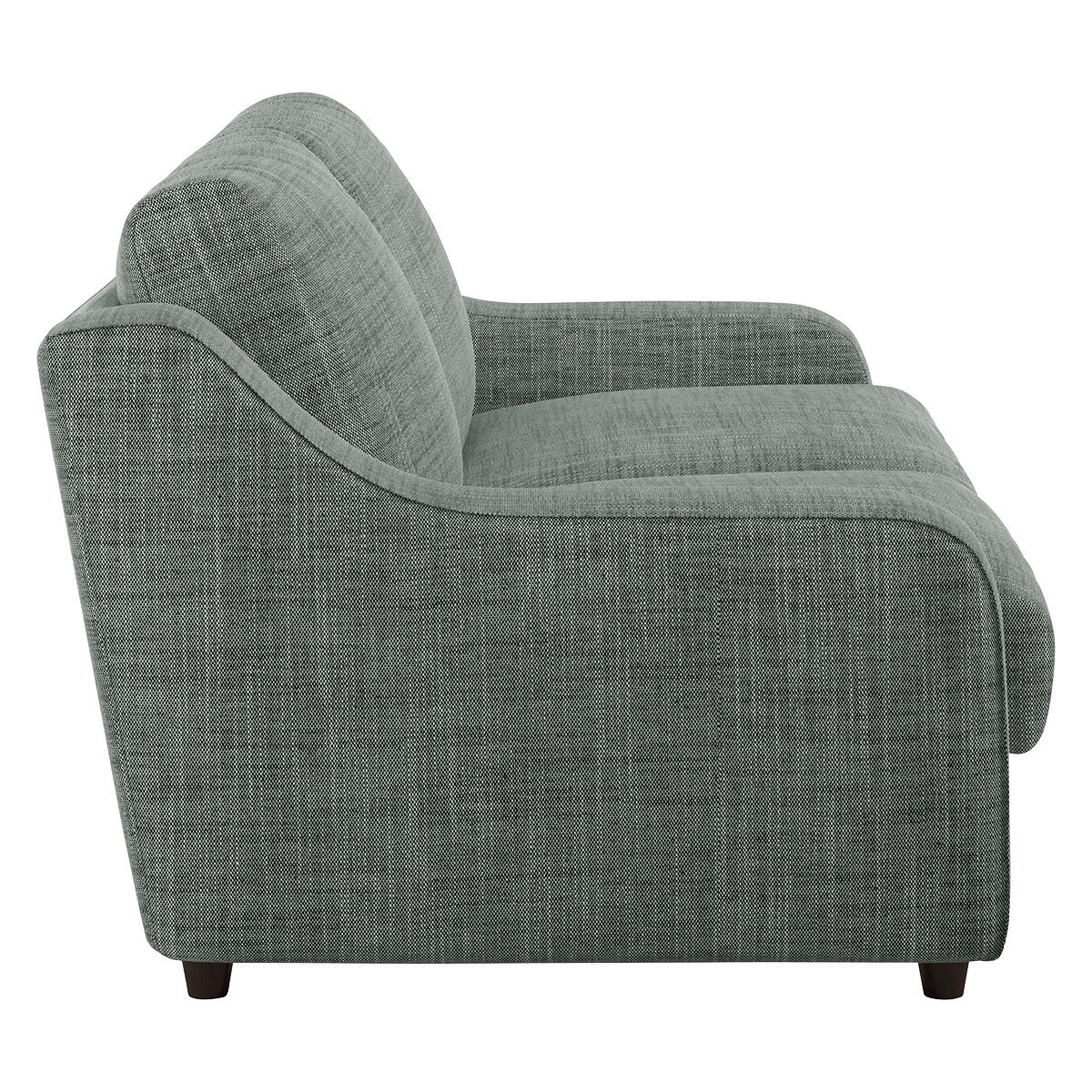 Slope Grey Italian Woven 2 Seat Sofa, Grey – image 4