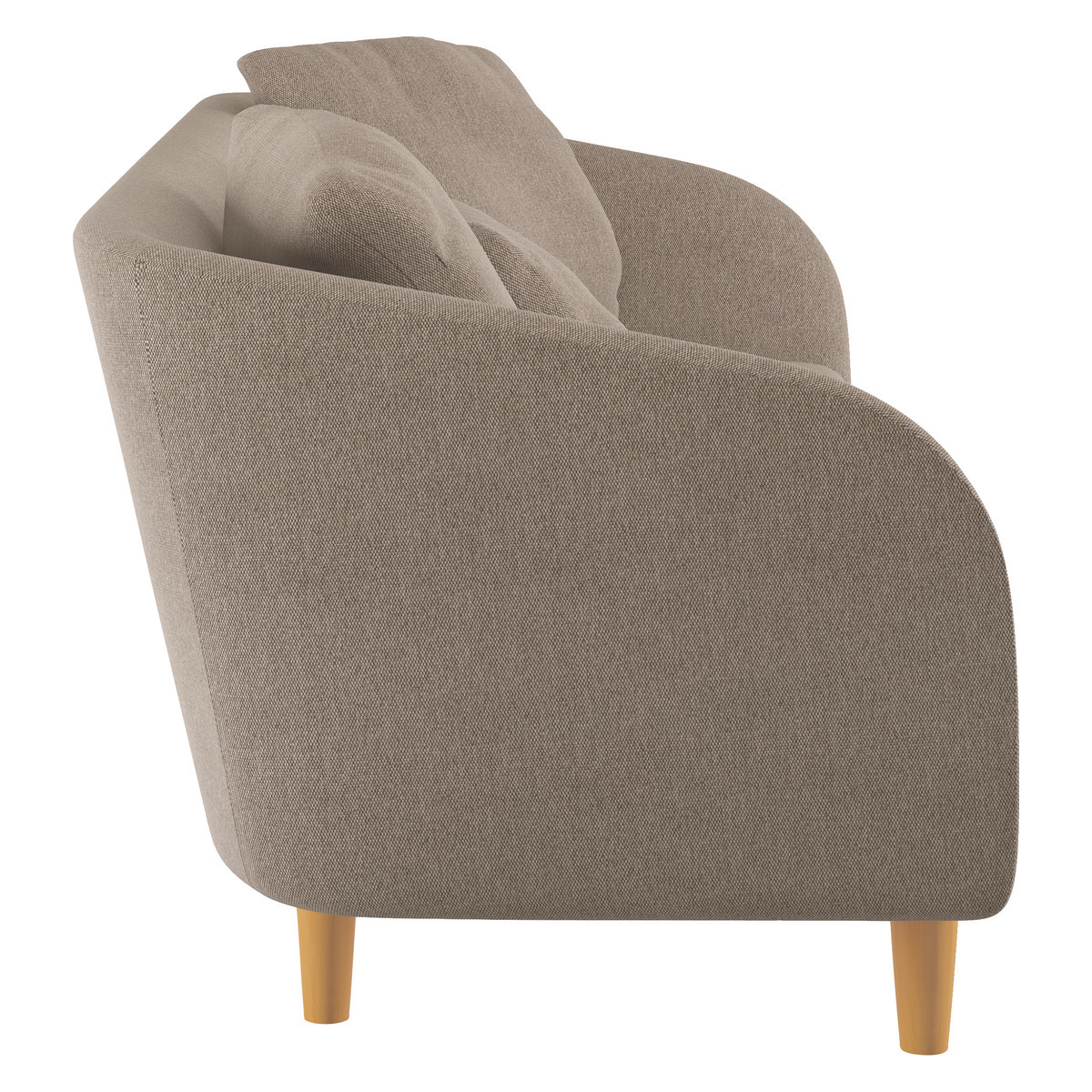 Colby Natural FaBric 3 Seater Sofa, Natural – image 4
