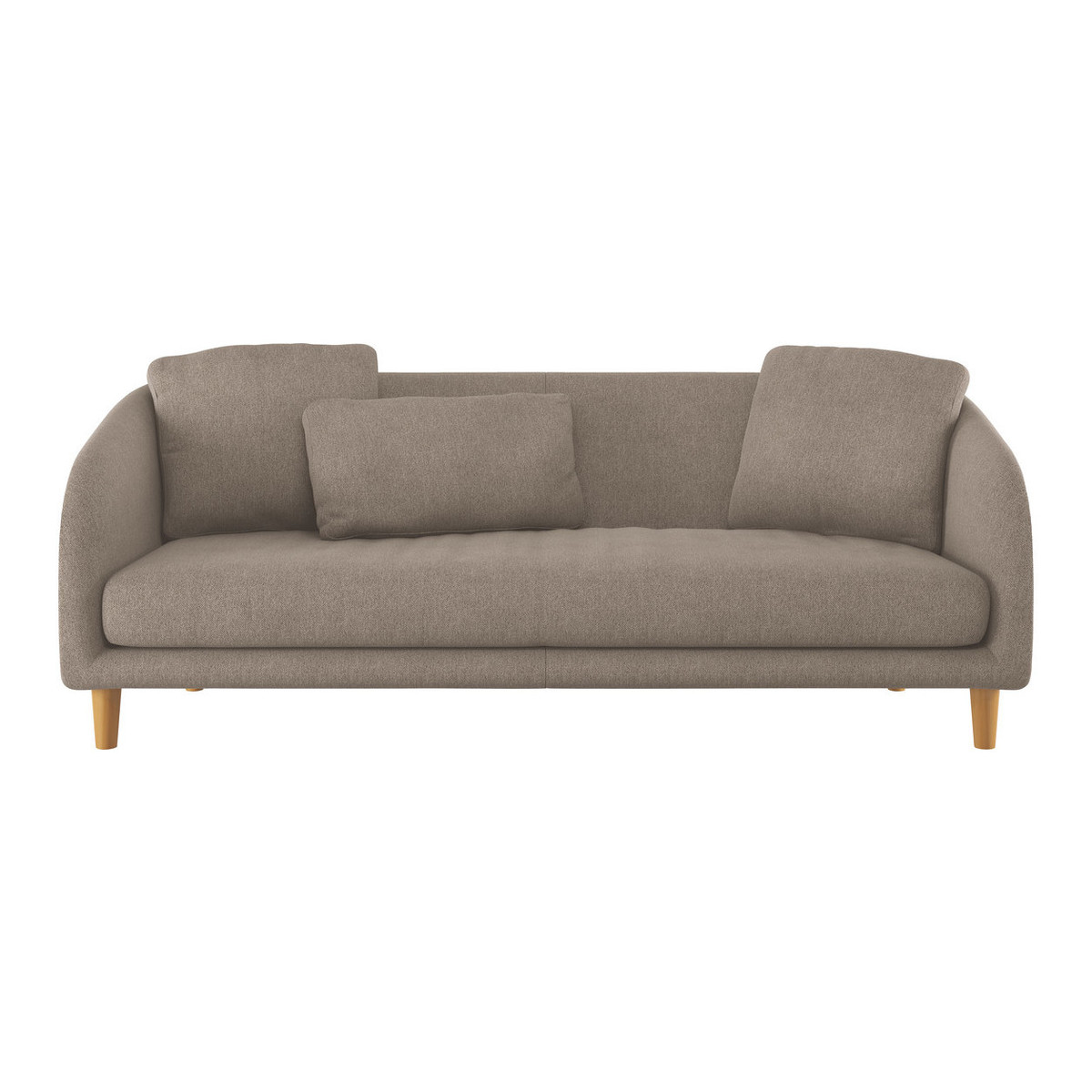 Colby Natural FaBric 3 Seater Sofa, Natural – image 1
