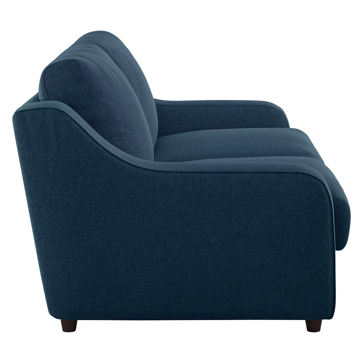 Slope Navy Blue Wool Tweed 2 Seat Sofa, Navy – image 4