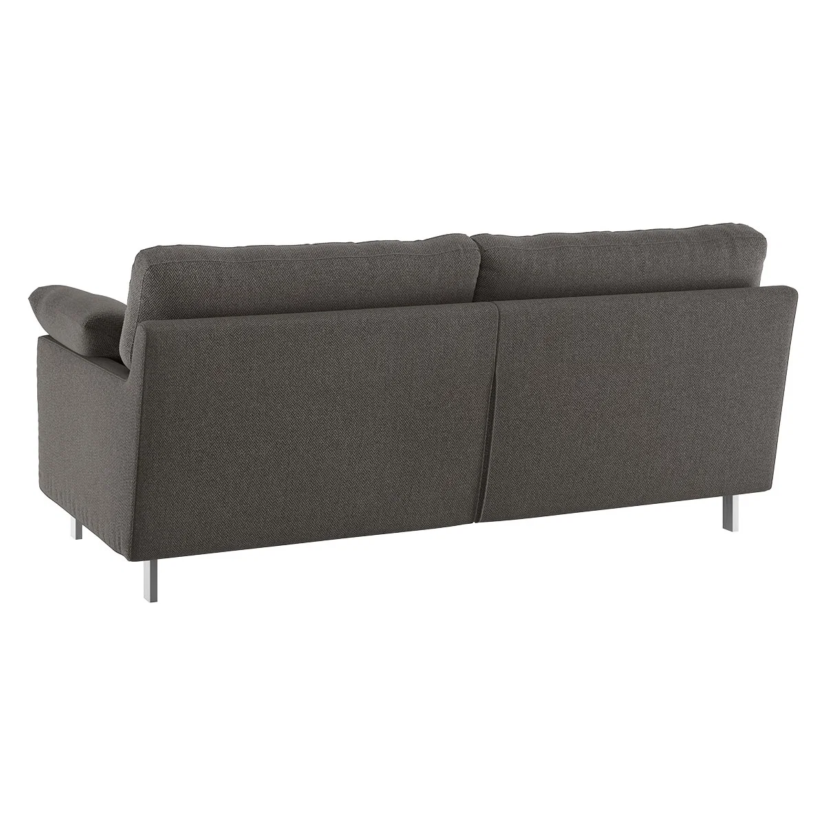 Cuscino Charcoal Grey Herringbone Wool Mix 2 Seater Sofa, Charcoal – image 5