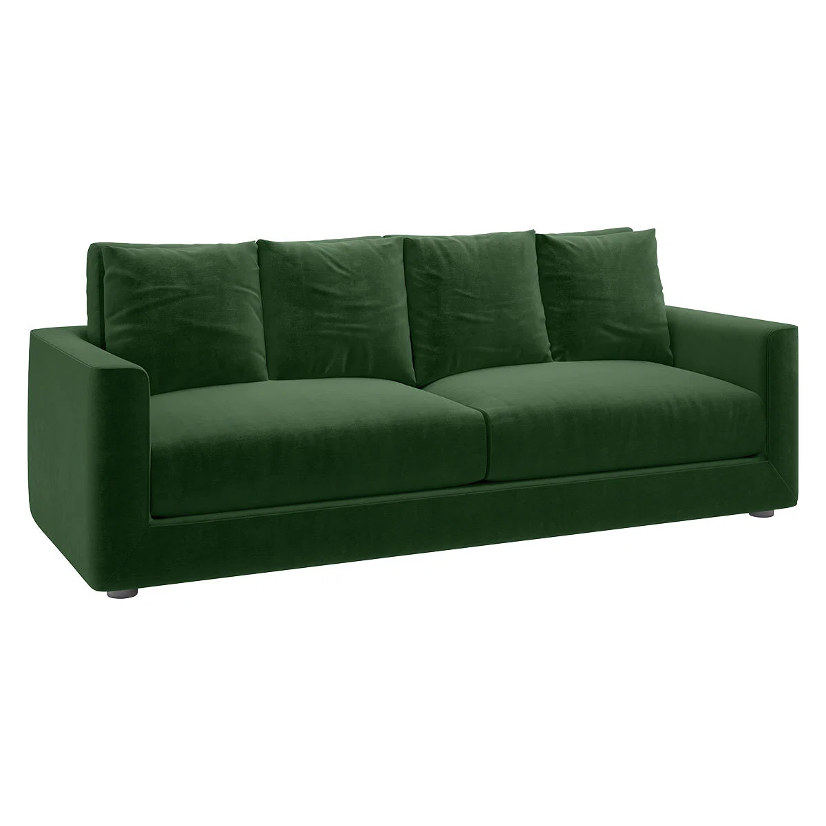 Rupert Moss Green 4 Seat Sofa, Moss Green – image 3
