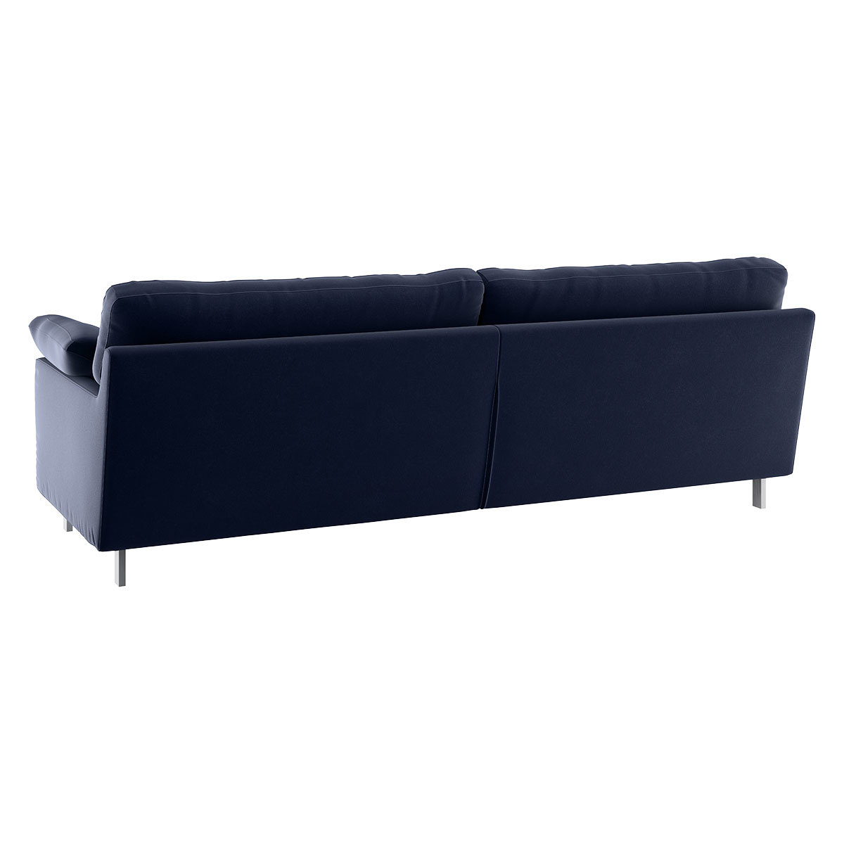 Cuscino Navy Blue Velvet 3 Seater Sofa, Dark Blue – image 5