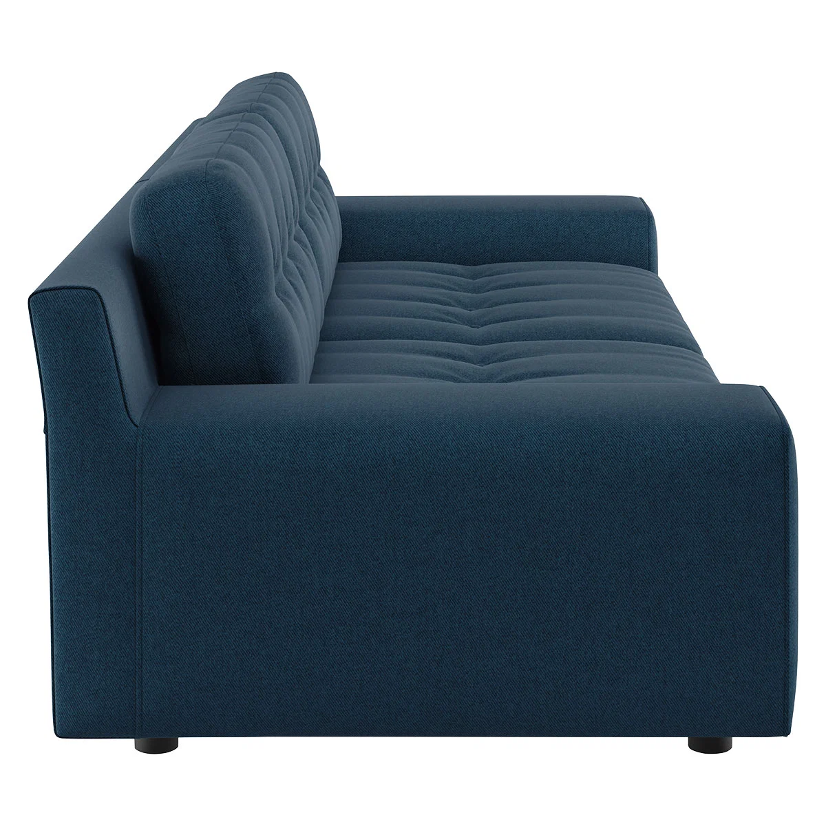 Hendricks Navy Blue Wool 4 Seater Easy Access Sofa, Navy – image 4