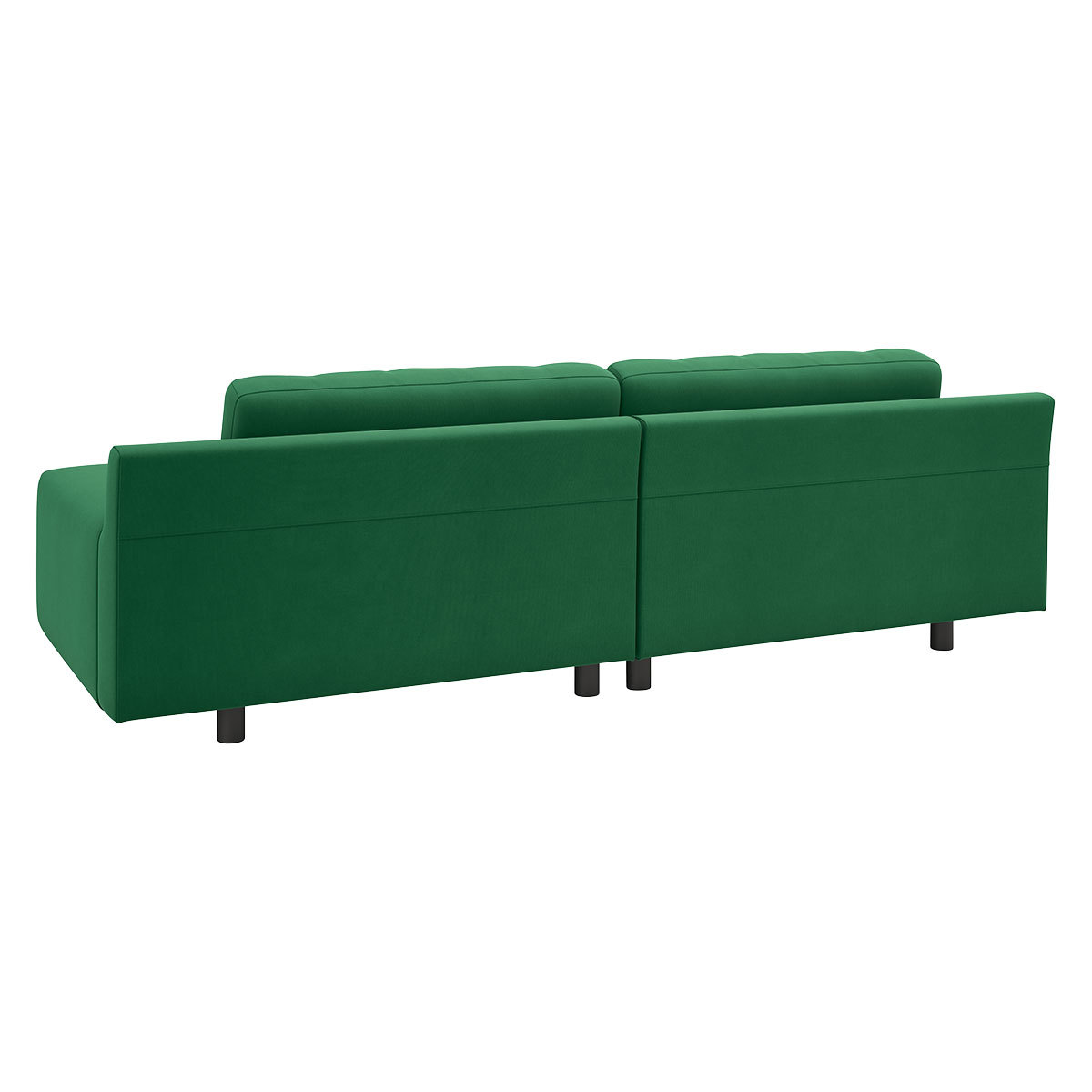 Hendricks Green Velvet 4 Seater Easy Access Sofa, Green – image 6
