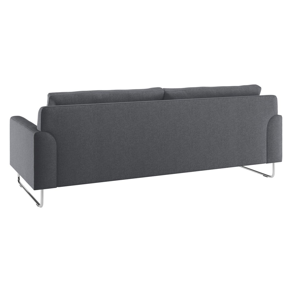 Lyle Charcoal Grey Wool 3 Seater Sofa, Charcoal – image 4