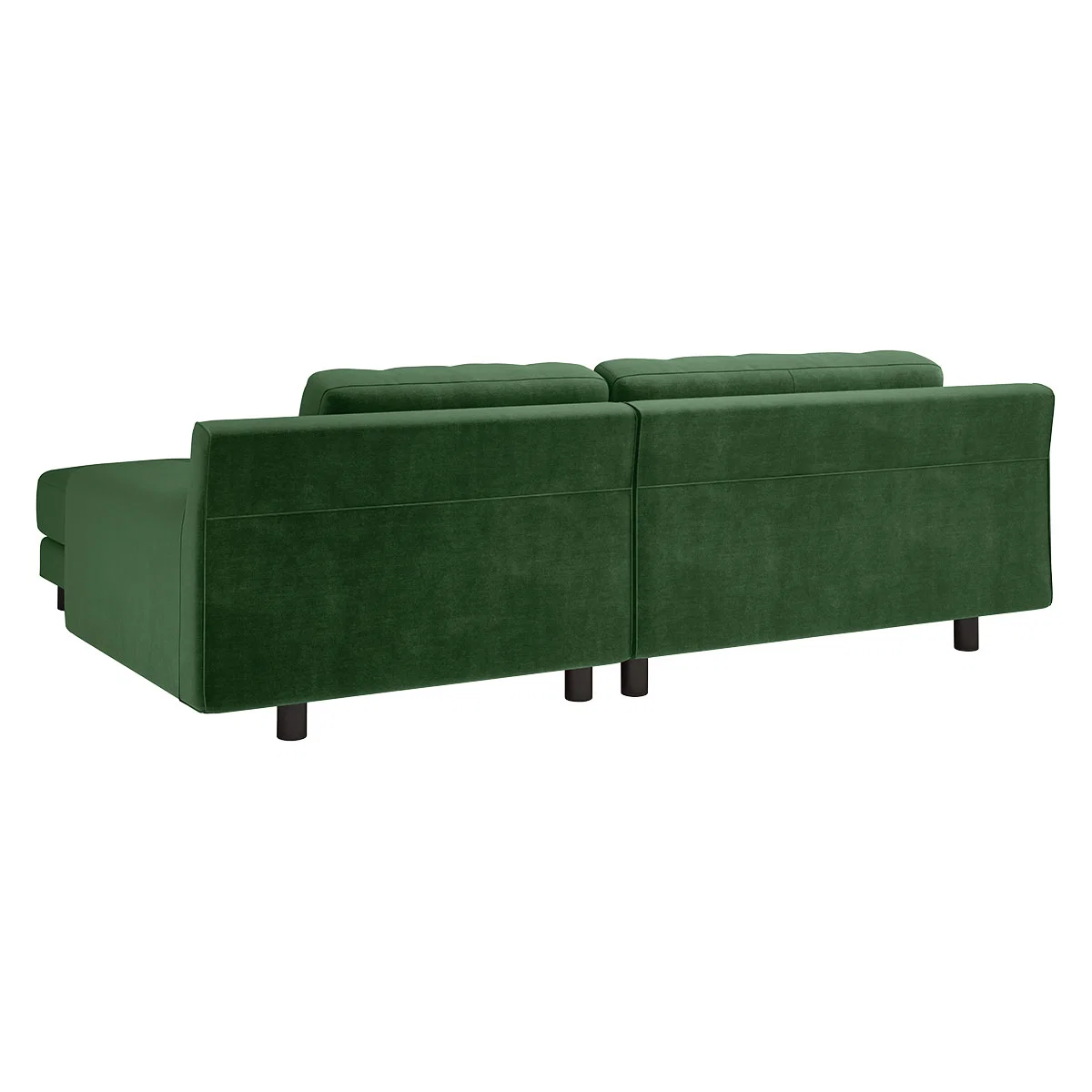 Hendricks 3 Seat Moss Green Right Hand Chaise Sofa, Moss Green – image 6