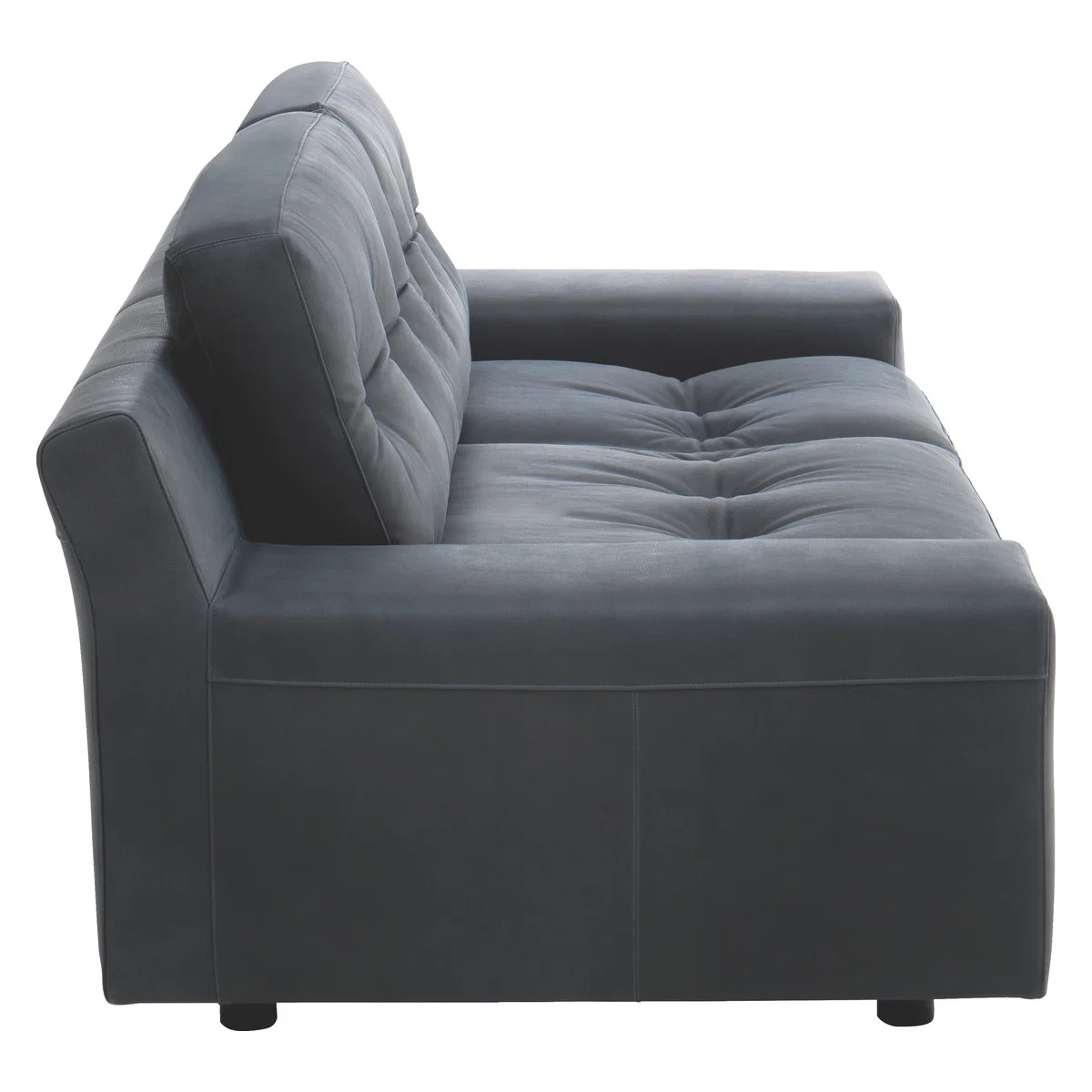 Hendricks Dark Grey Luxury Leather 3 Seater Sofa, Grey – image 4