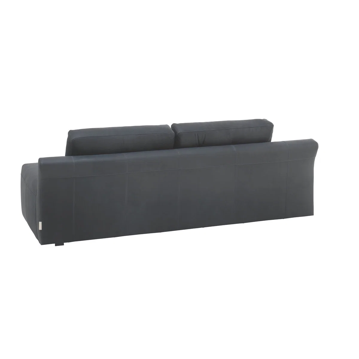 Hendricks Dark Grey Luxury Leather 3 Seater Sofa, Grey – image 5