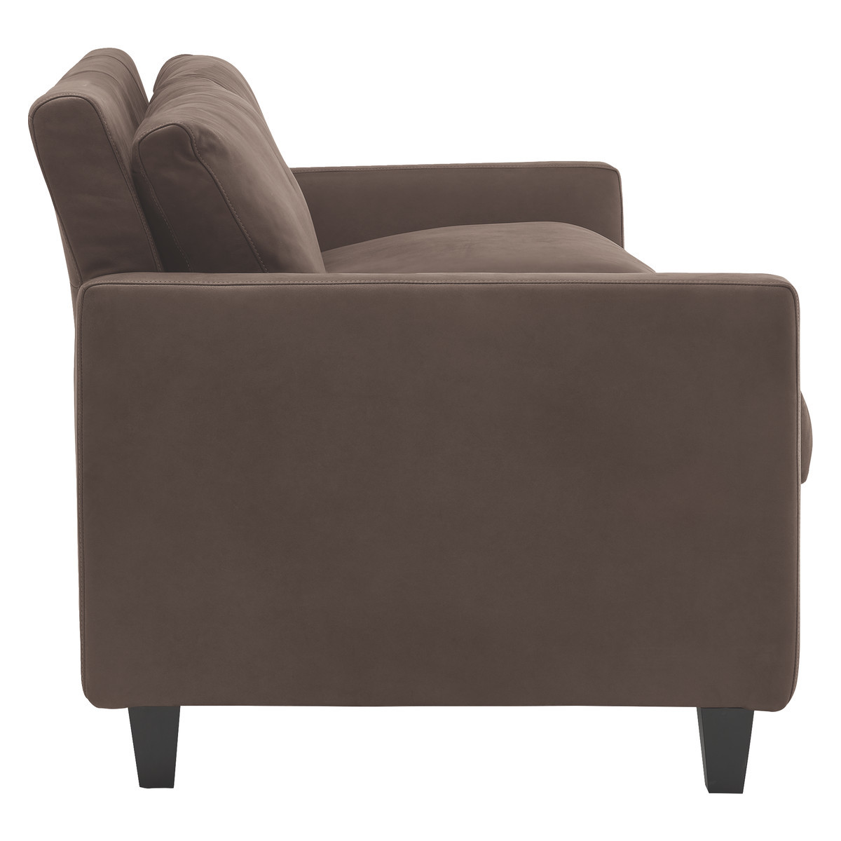 Chester Chocolate Brown Luxury Leather 2 Seater Sofa, Dark Brown – image 4