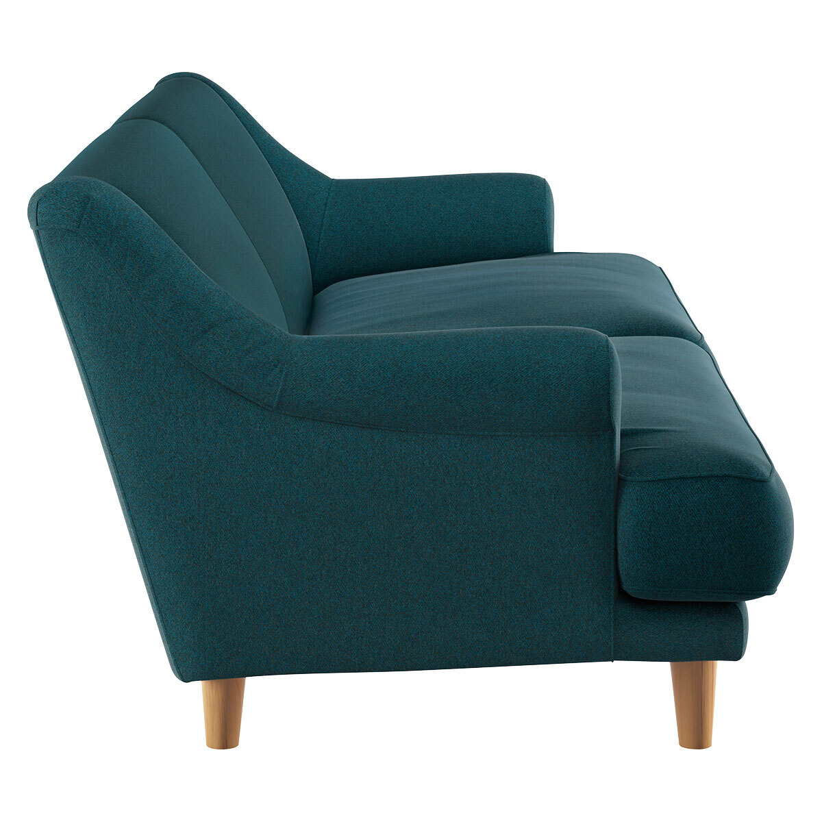 Townsend Teal Green Tweed Wool Mix 3 Seater Sofa, Green – image 3