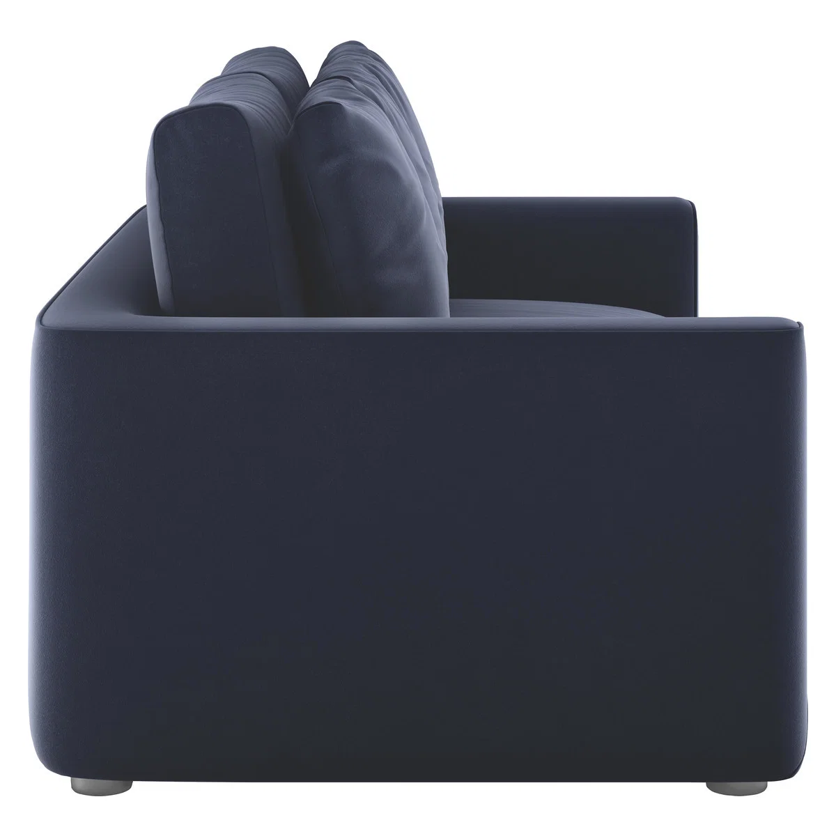 Rupert Navy Blue Velvet 2 Seater Sofa, Dark Blue – image 4