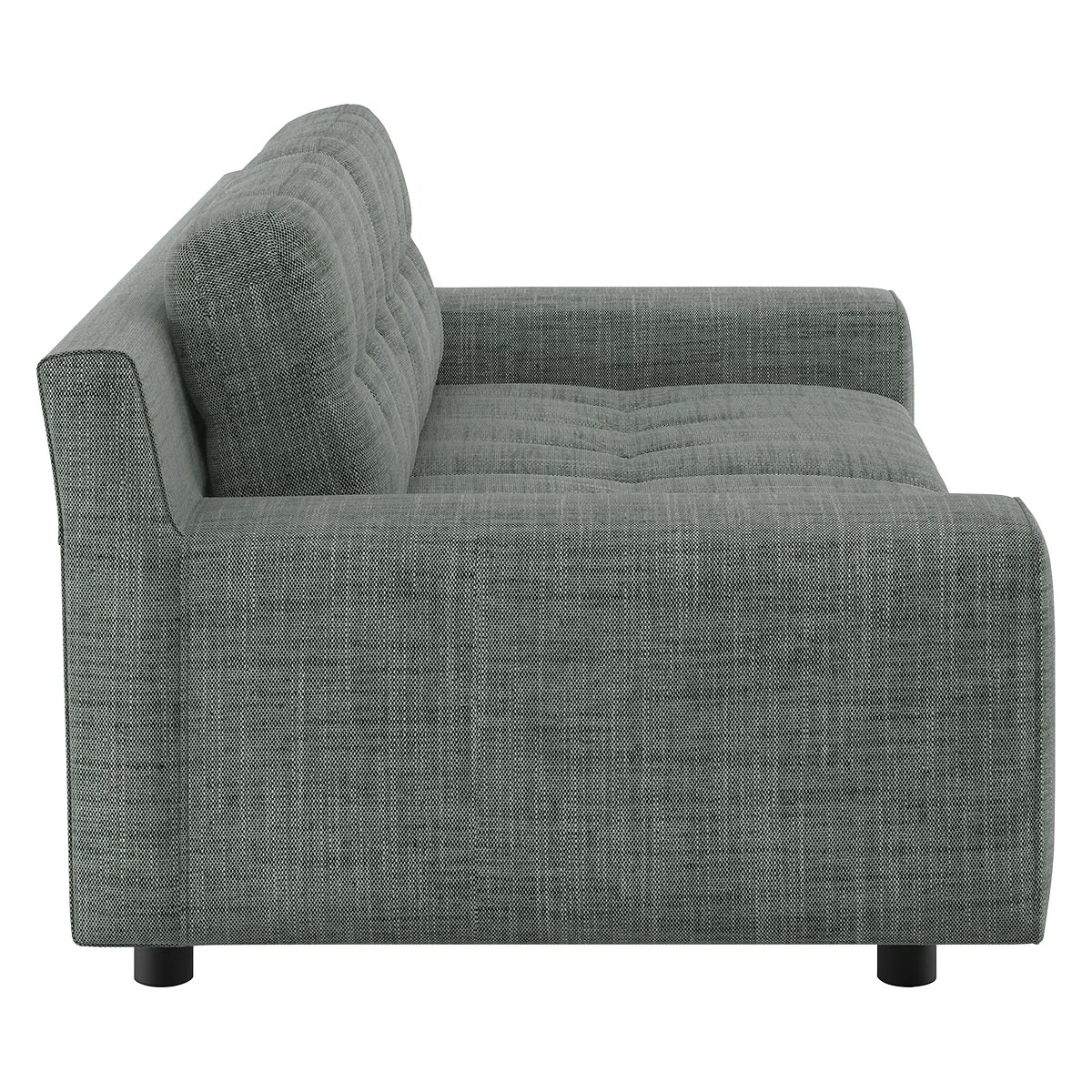 Hendricks Grey FaBric 2 Seat Sofa, Grey – image 3