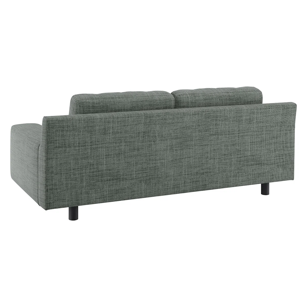 Hendricks Grey FaBric 2 Seat Sofa, Grey – image 4