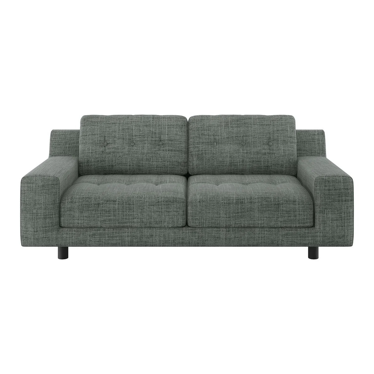Hendricks Grey FaBric 2 Seat Sofa, Grey – image 1