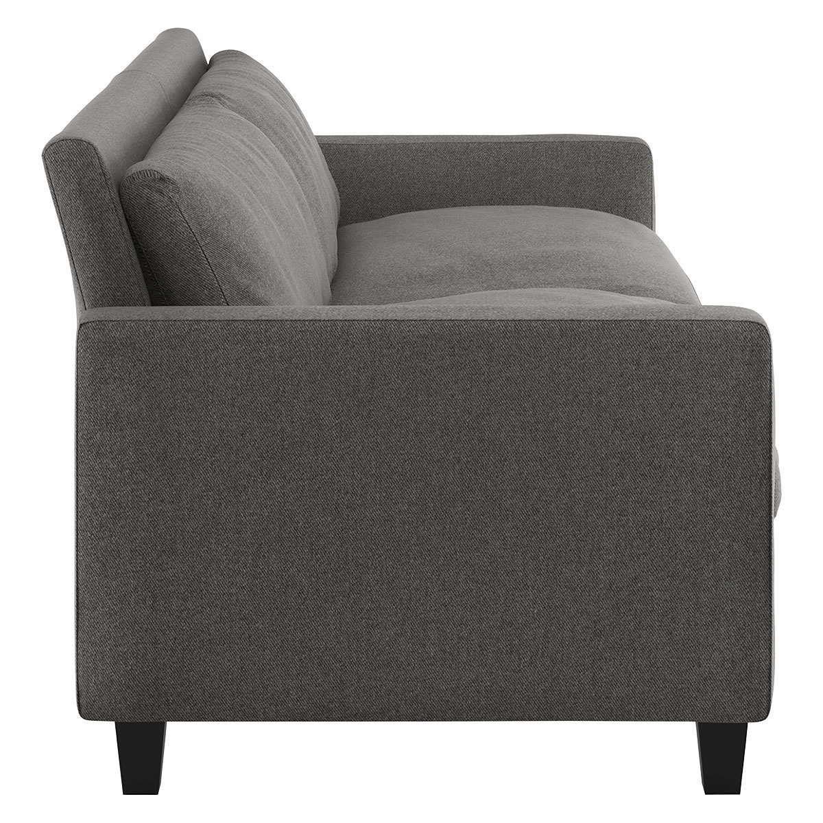 Chester Charcoal Grey Tweed Wool Mix 3 Seater Sofa, Charcoal – image 3