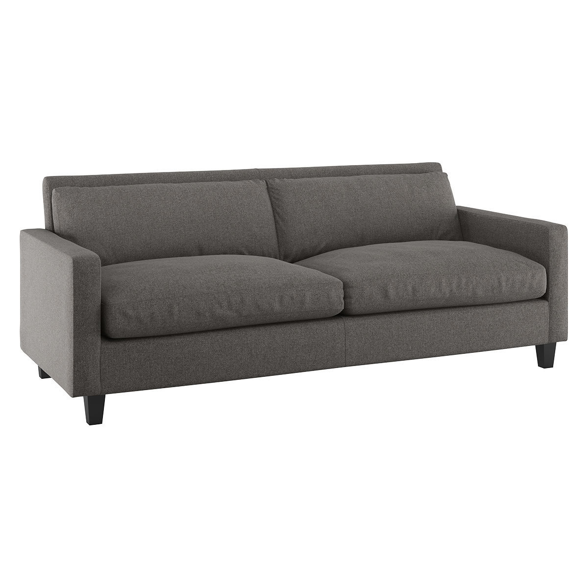 Chester Charcoal Grey Tweed Wool Mix 3 Seater Sofa, Charcoal – image 4