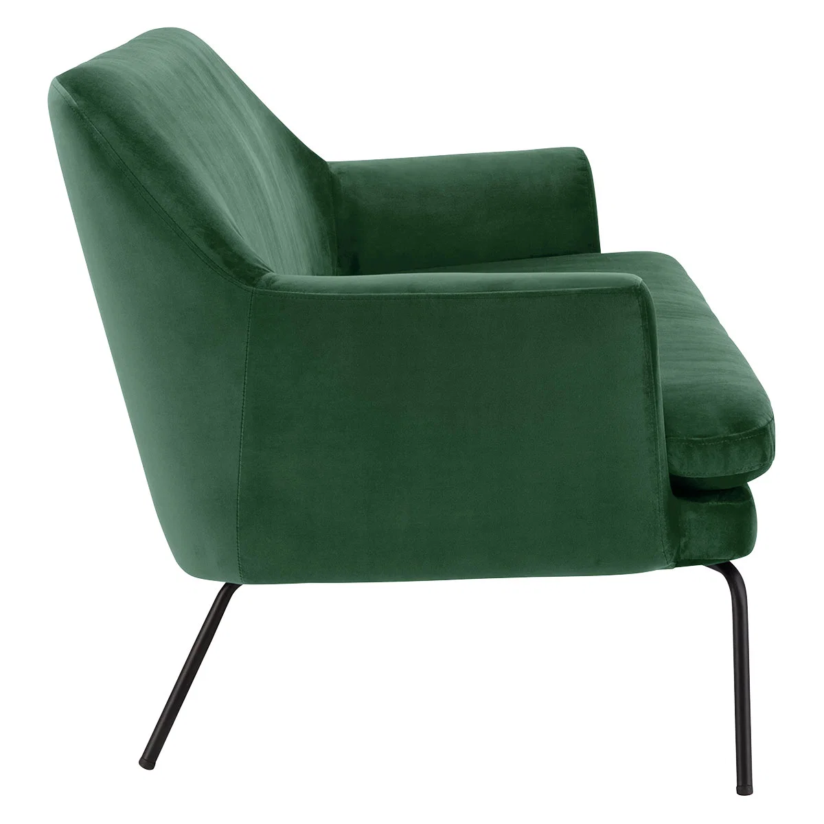 Habitat Celine 2 Seater Velvet 2 Seater Sofa - Green, Green – image 3