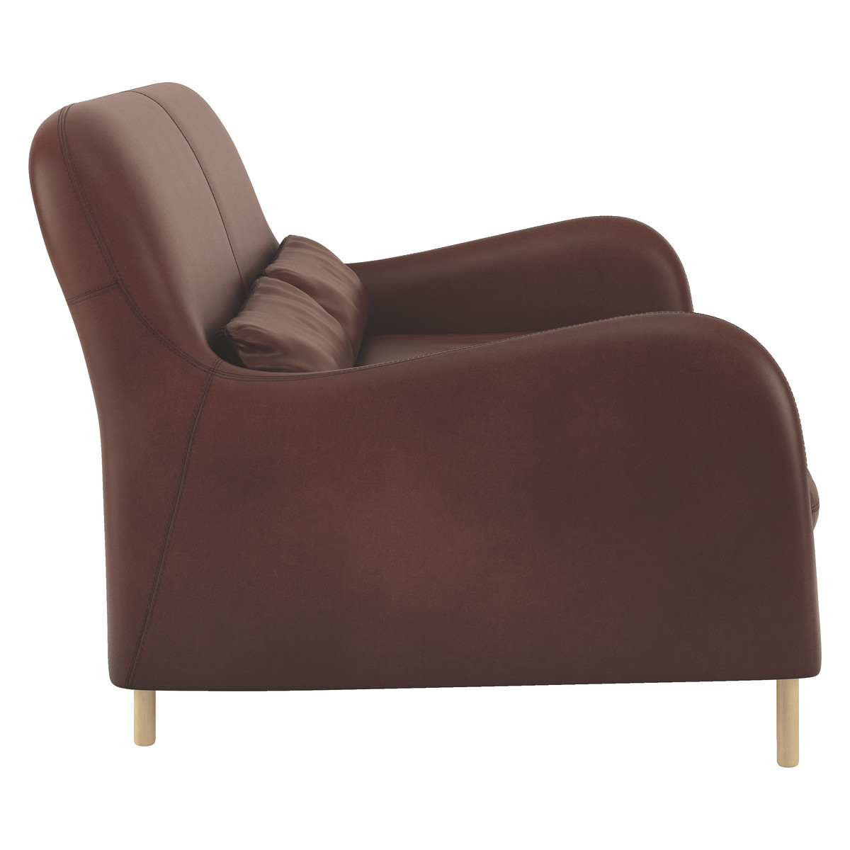 Smithfield Tan Leather 3 Seater Sofa, Tan – image 3