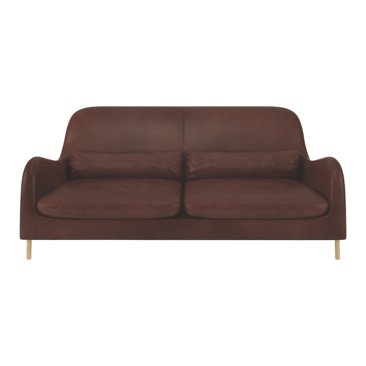 Smithfield Tan Leather 3 Seater Sofa, Tan – image 1