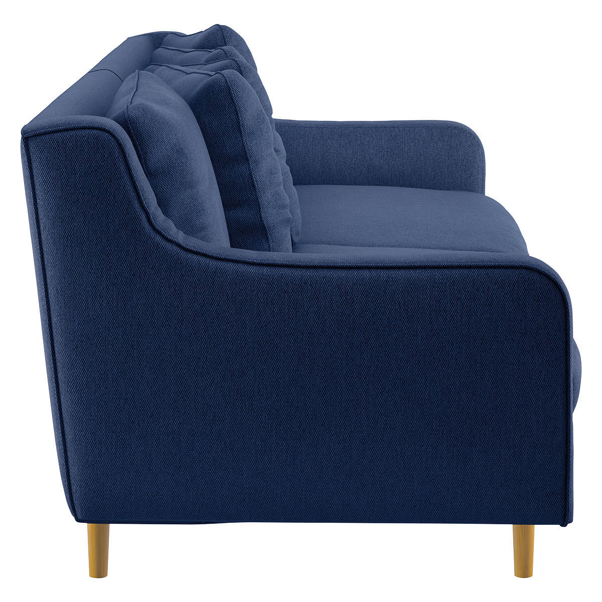 Swift Blue FaBric 3 Seater Sofa, Blue – image 4