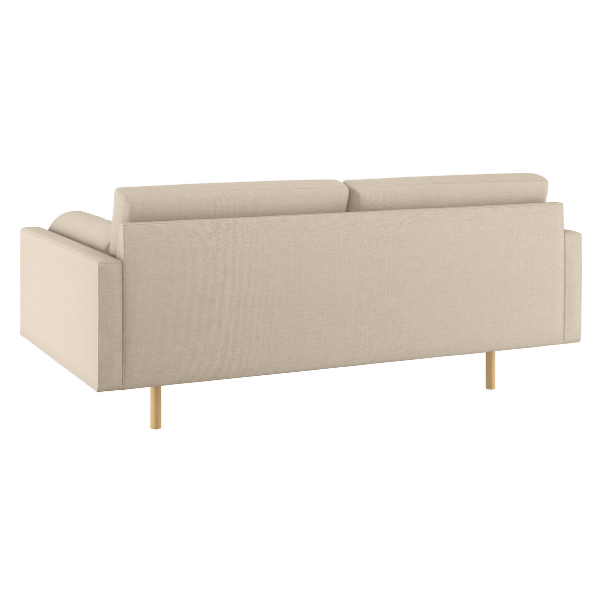 Spencer Natural Italian Woven 2 Seater Sofa, Oak Legs, Natural – image 5