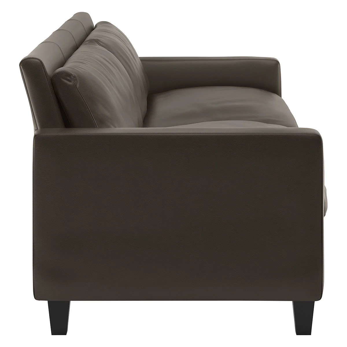 Chester Grey Leather 3 Seater Sofa, Grey – image 3