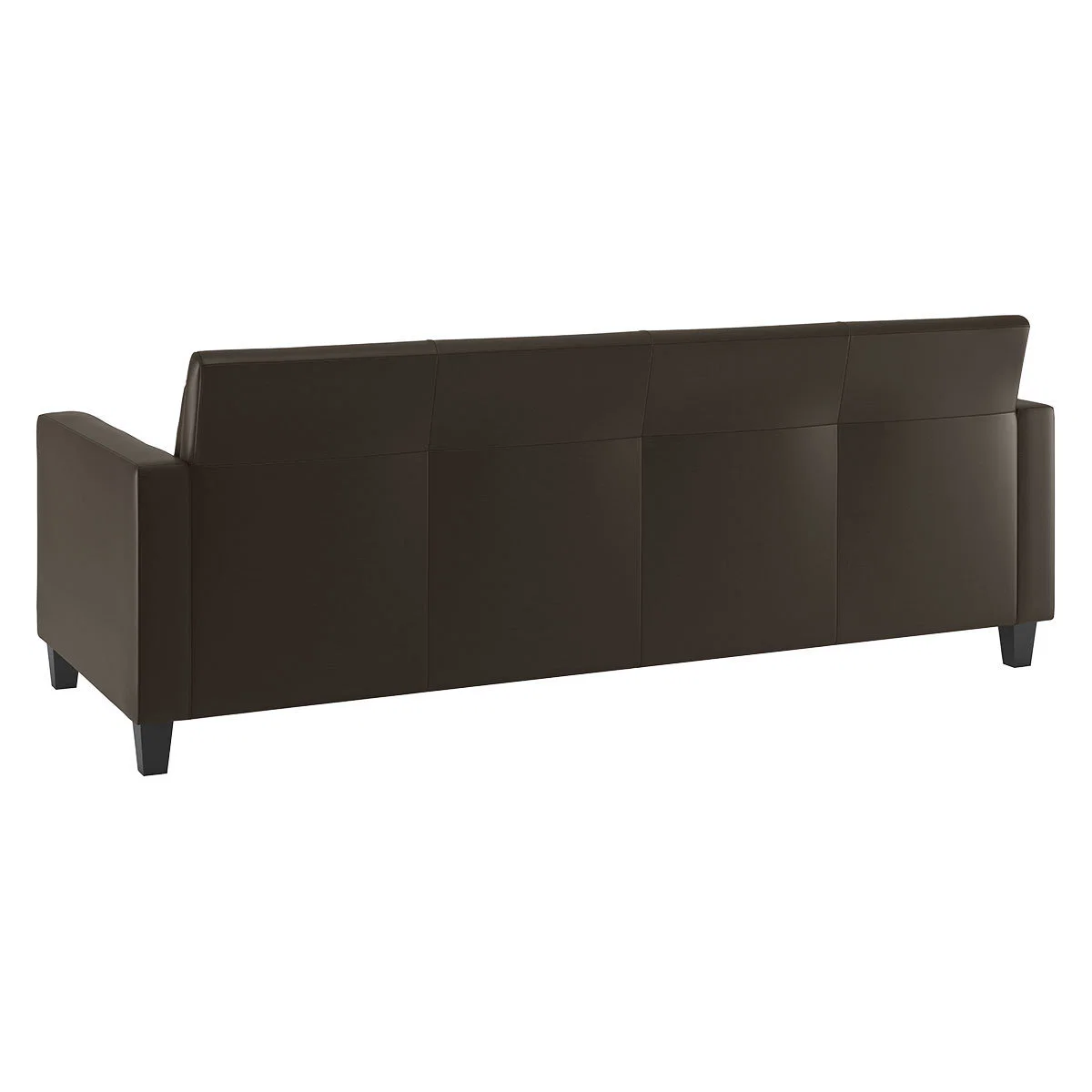 Chester Grey Leather 3 Seater Sofa, Grey – image 5