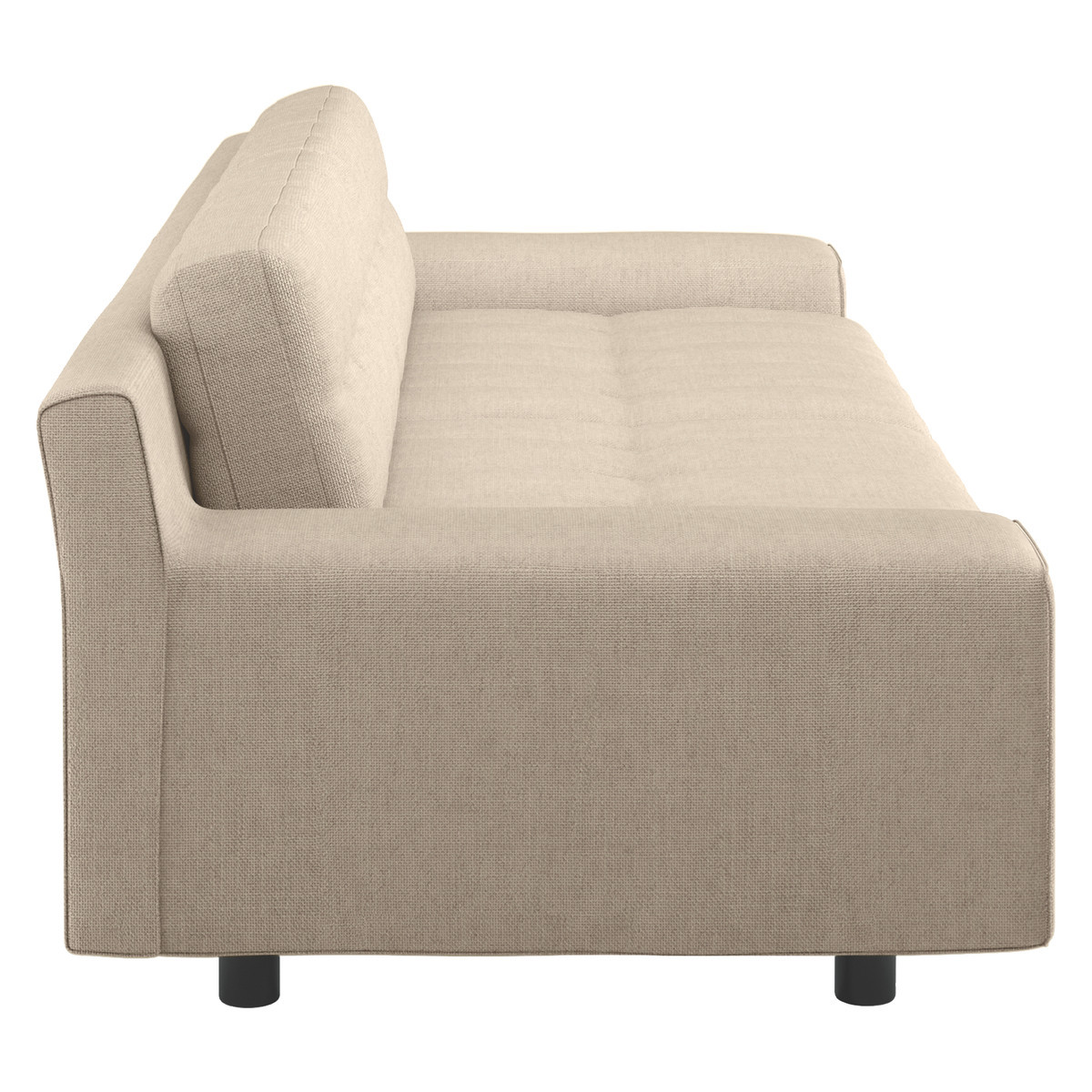 Hendricks Natural Italian Woven FaBric 4 Seater Sofa, Natural – image 4