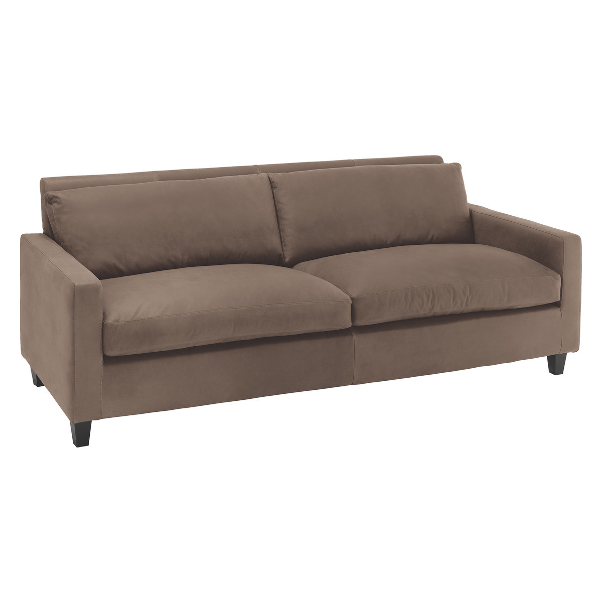 Chester Light Brown Luxury Leather 3 Seater Sofa, Light Brown – image 3