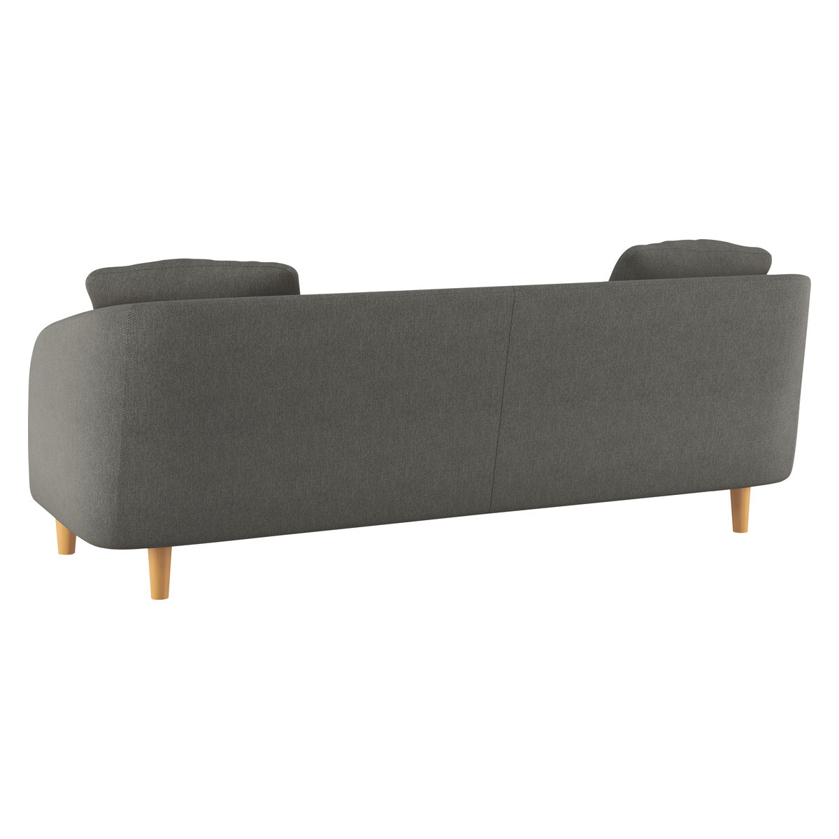 Colby Charcoal Grey FaBric 3 Seater Sofa, Charcoal – image 5