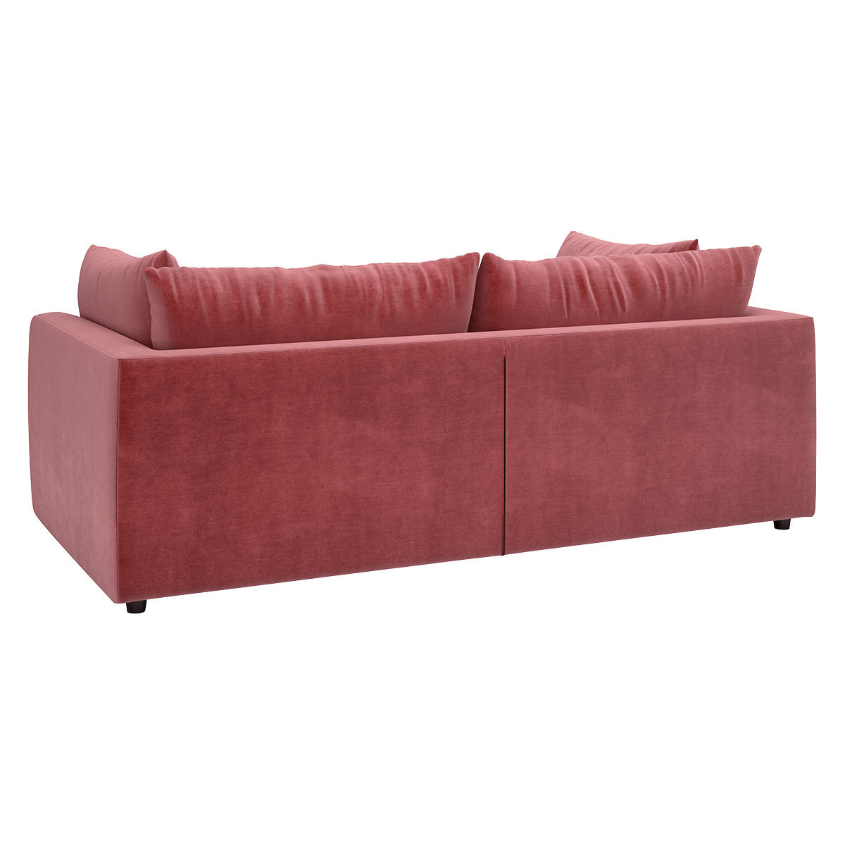 Clemence Rose Velvet 3 Seat Sofa, Dusty Rose – image 5