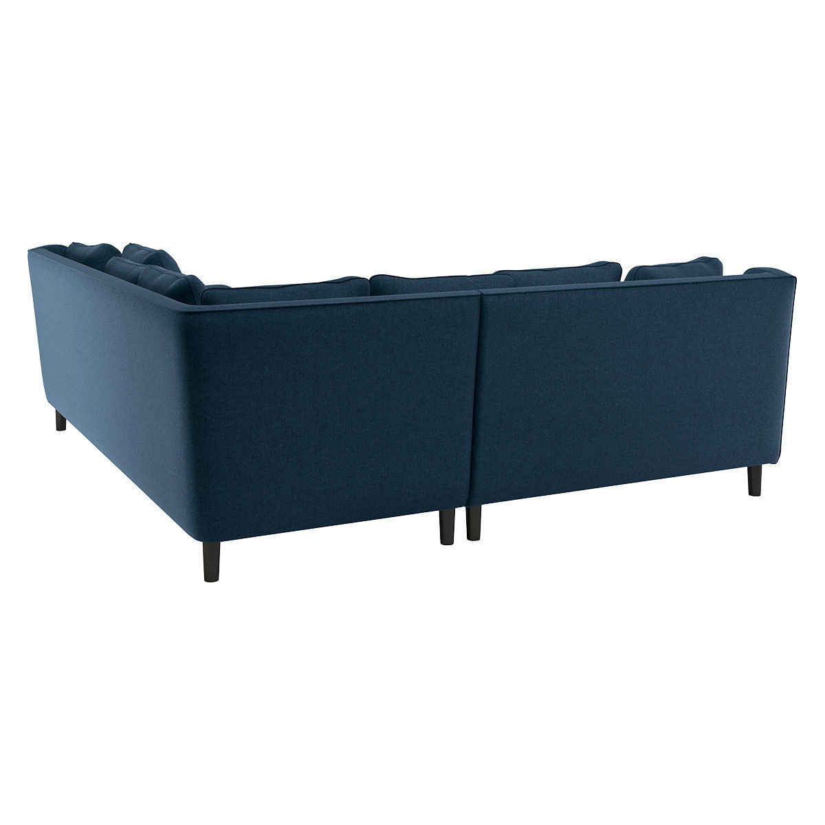 Swift Navy Blue Tweed Wool Reversible Corner Sofa, Navy – image 5