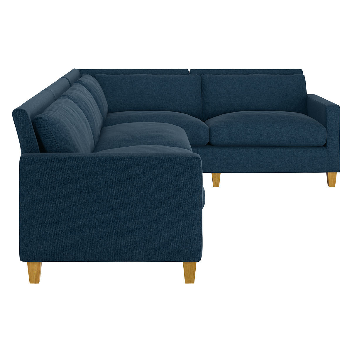 Chester Navy Blue Tweed Wool Mix Left-Arm Corner Sofa, Navy – image 3