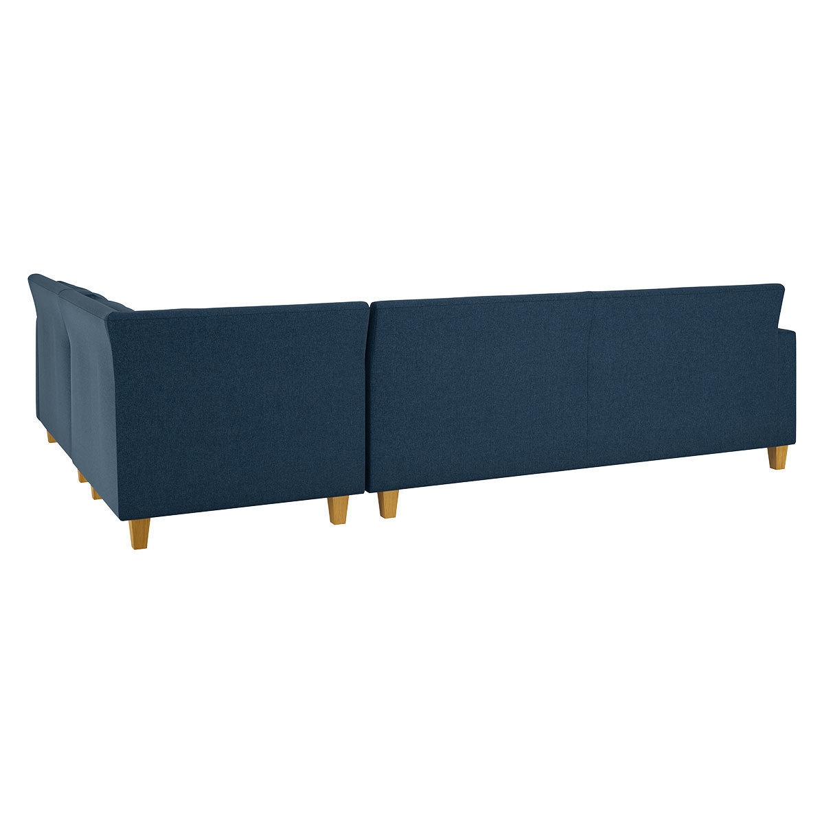 Chester Navy Blue Tweed Wool Mix Left-Arm Corner Sofa, Navy – image 5