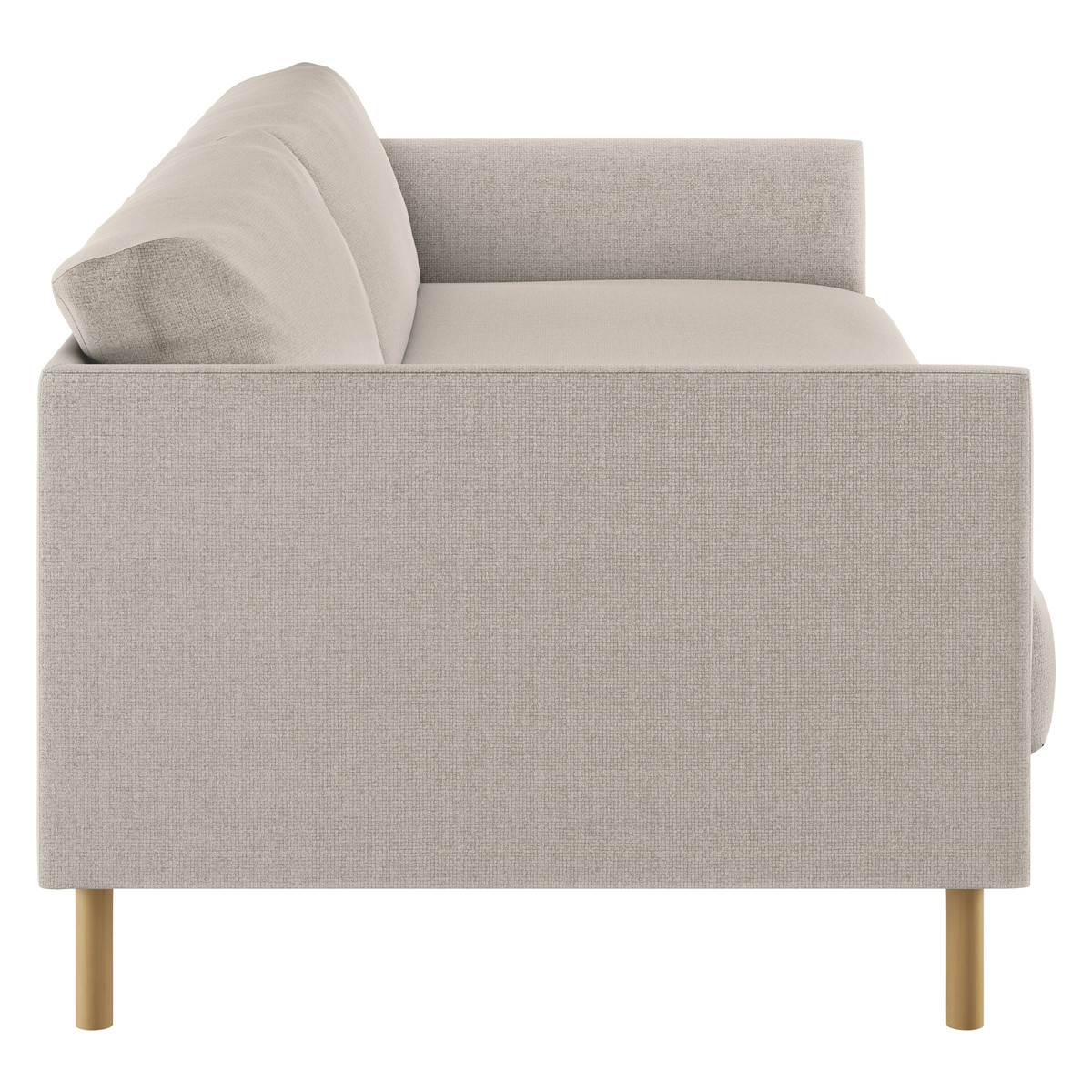 Hyde Natural Textured Woven FaBric 3 Seater Sofa Bed, Natural – image 6