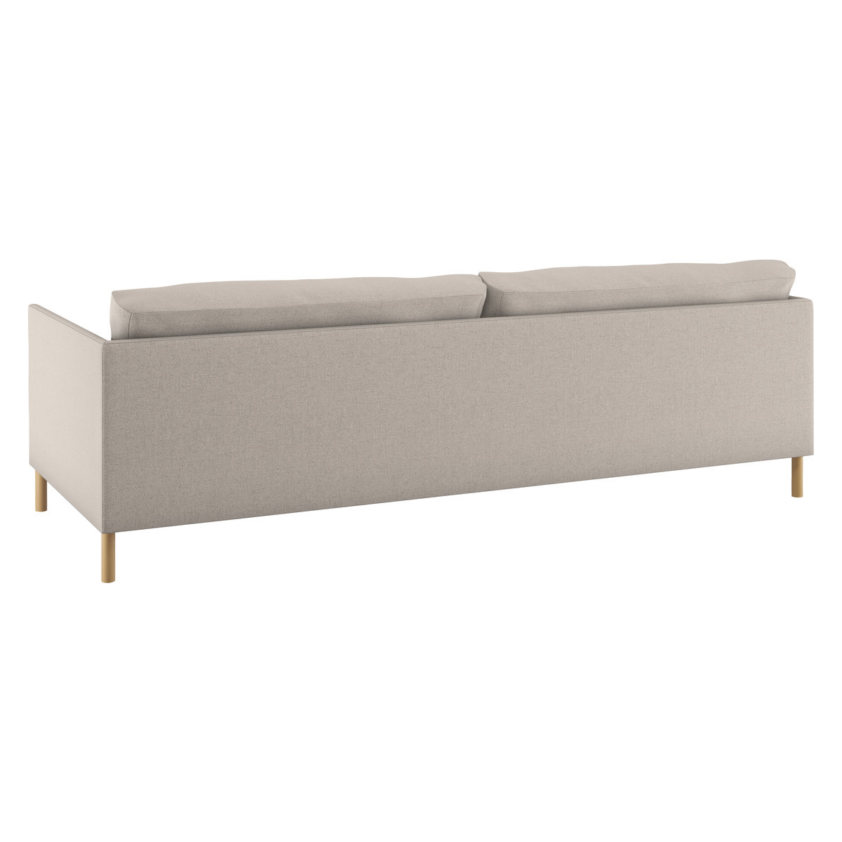 Hyde Natural Textured Woven FaBric 3 Seater Sofa Bed, Natural – image 7