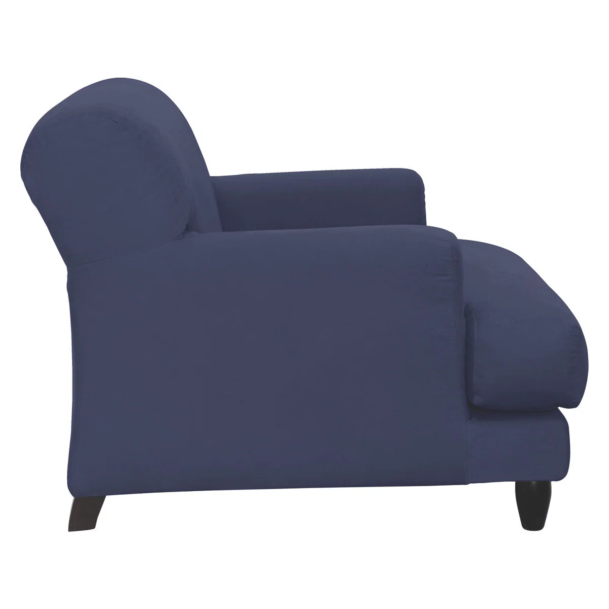 Askem Blue Brushed Cotton Compact Sofa, Blue – image 4