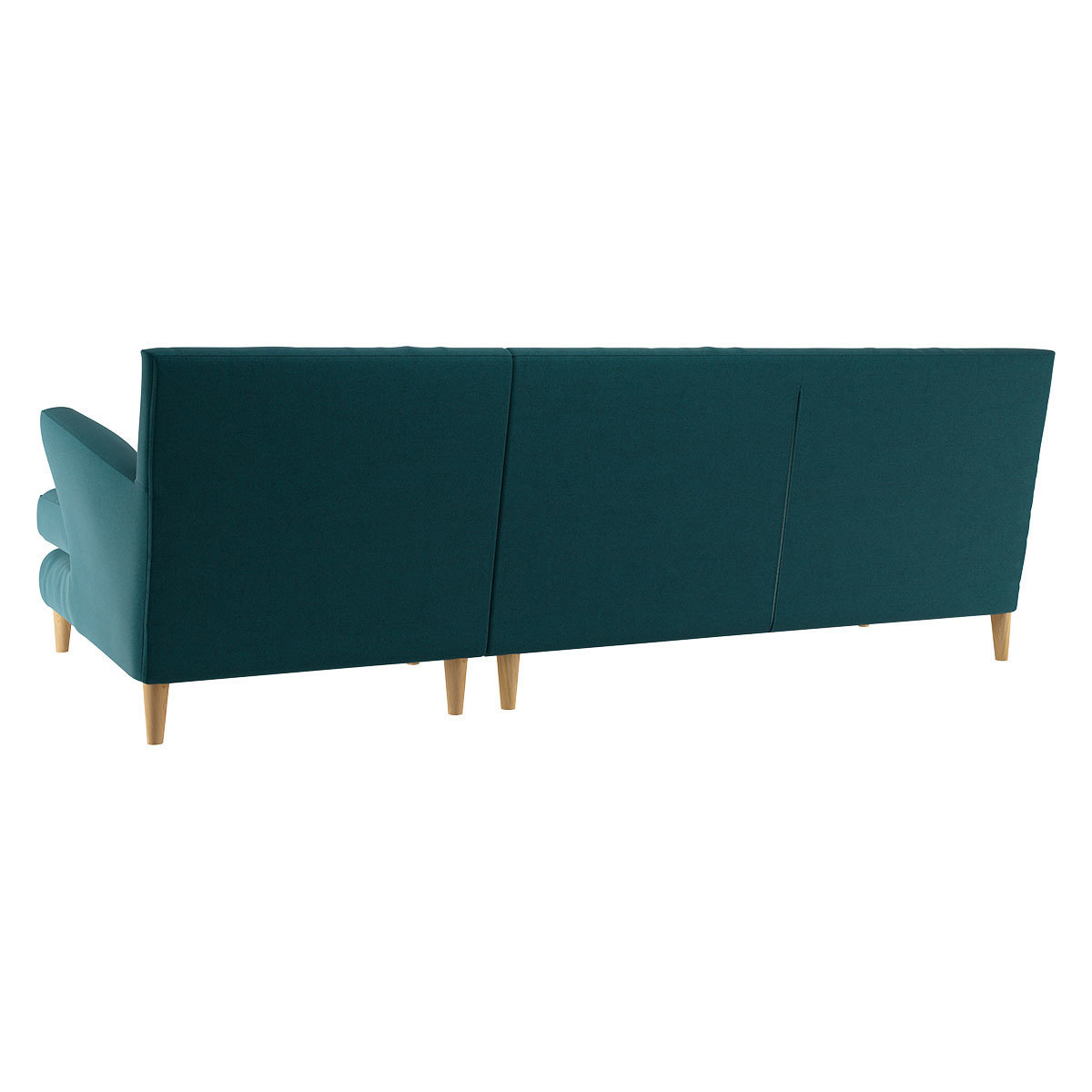 Keele Teal Green Wool Right -Arm Chaise Sofa, Green – image 5