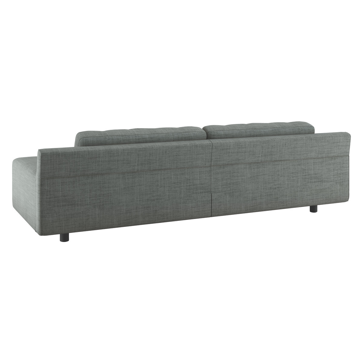 Hendricks Grey Italian Woven 4 Seater Sofa, Grey – image 5