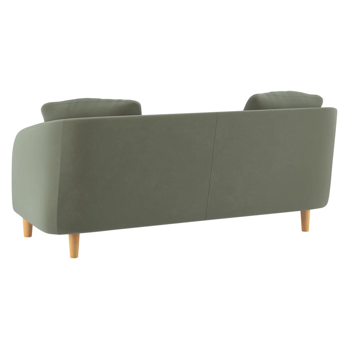 Colby Sage Green Velvet 2 Seater Sofa, Green Green – image 6
