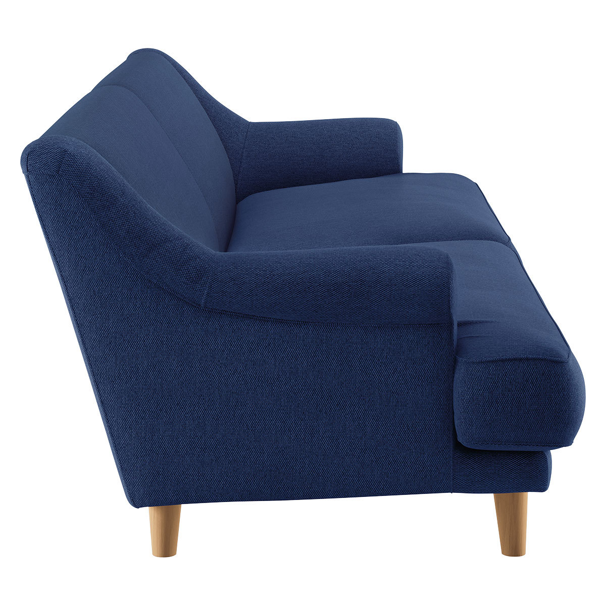 Townsend Blue FaBric 4 Seater Sofa, Blue – image 4