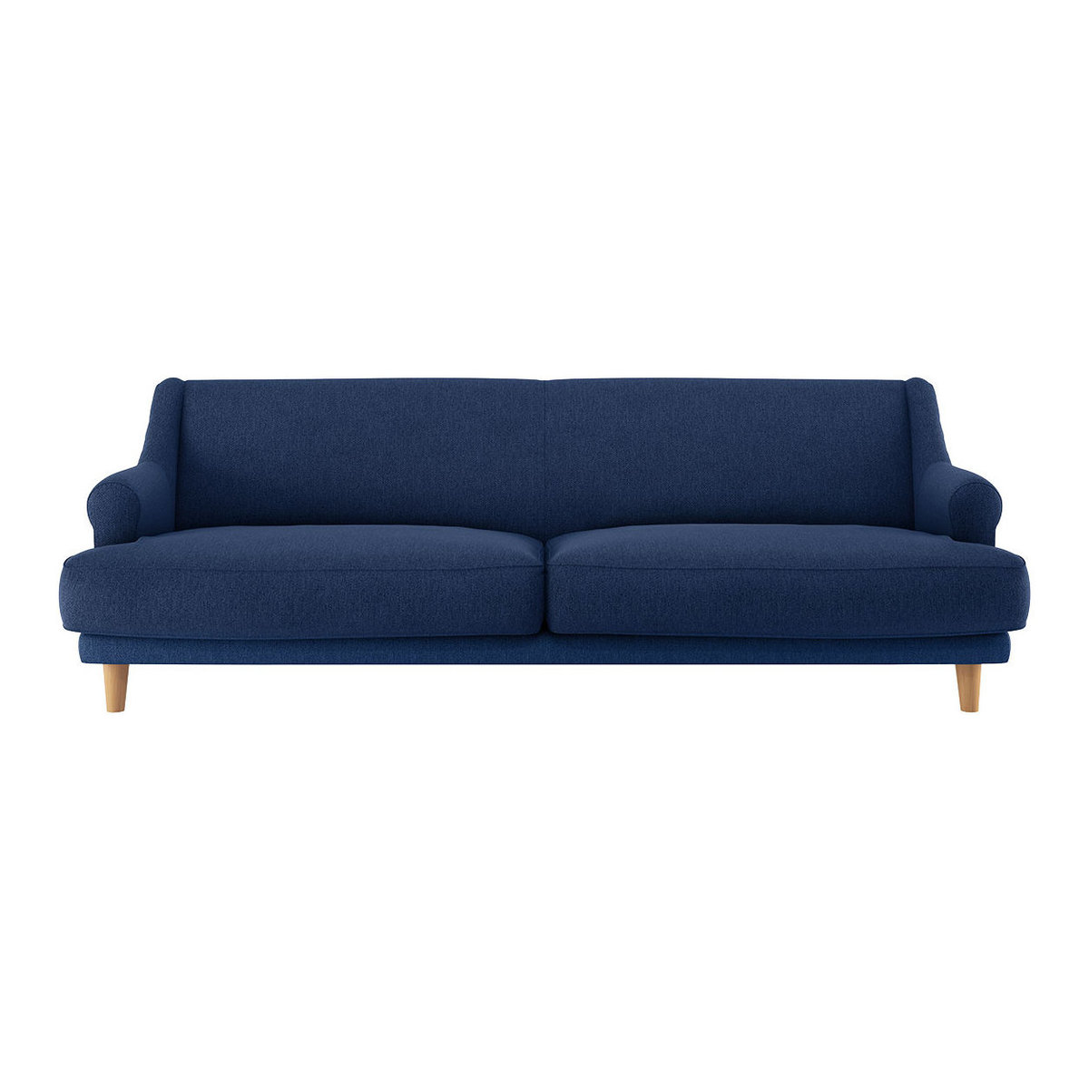 Townsend Blue FaBric 4 Seater Sofa, Blue – image 1
