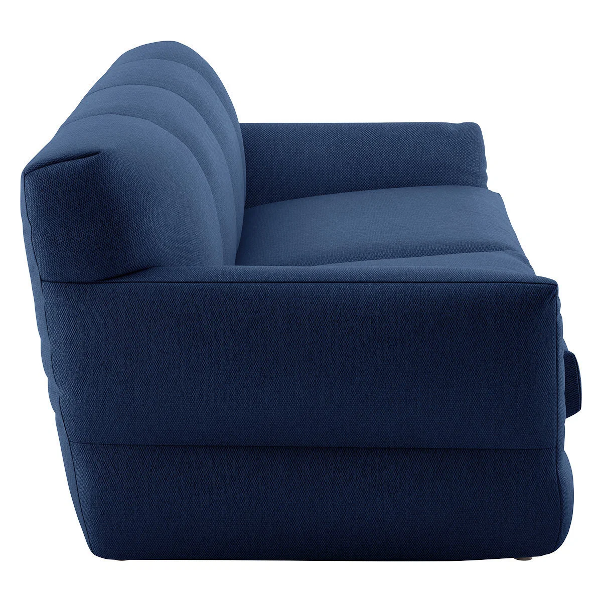 Newington Blue FaBric 3 Seater Sofabed, Blue – image 4