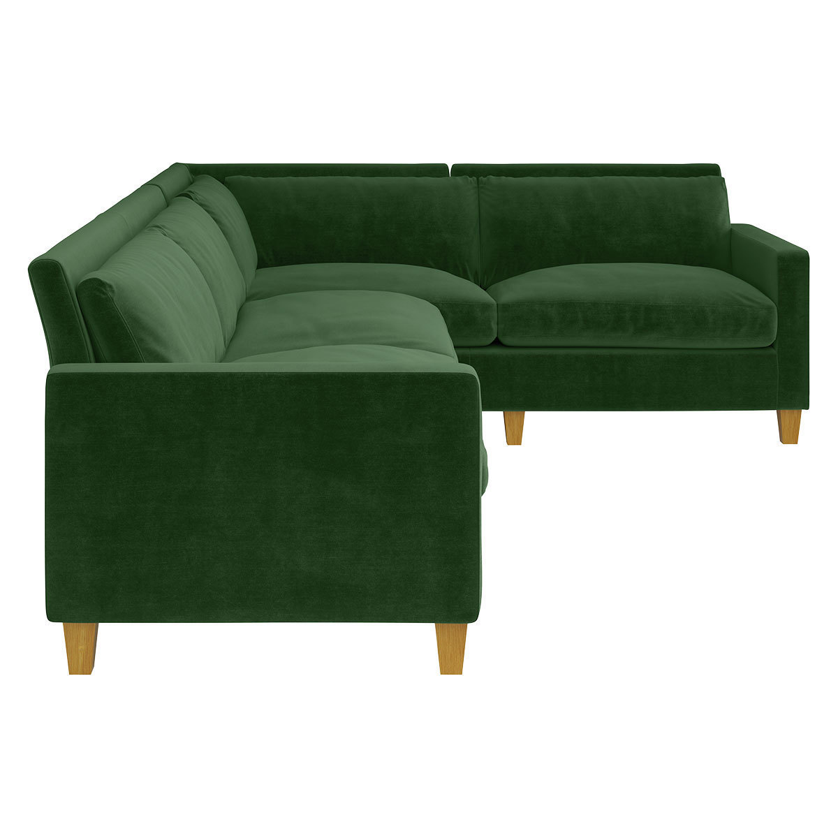 Chester Moss Green Left-Hand 4 Seater Corner Sofa, Moss Green – image 4